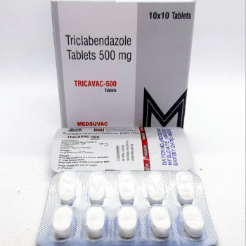  Tricavac-500(Триклабендазол 500мг) 10таб